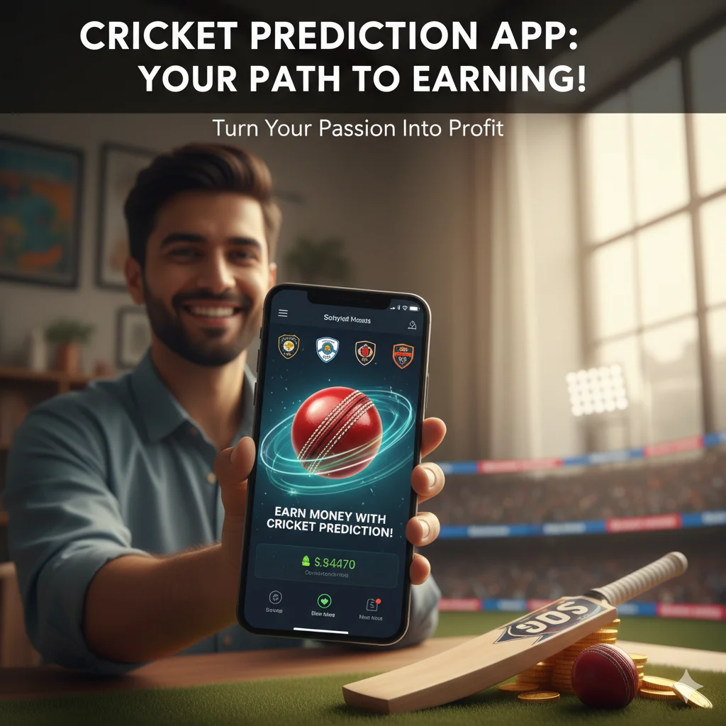cricket prediction app earn money