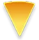 gold triangle geometric design icon