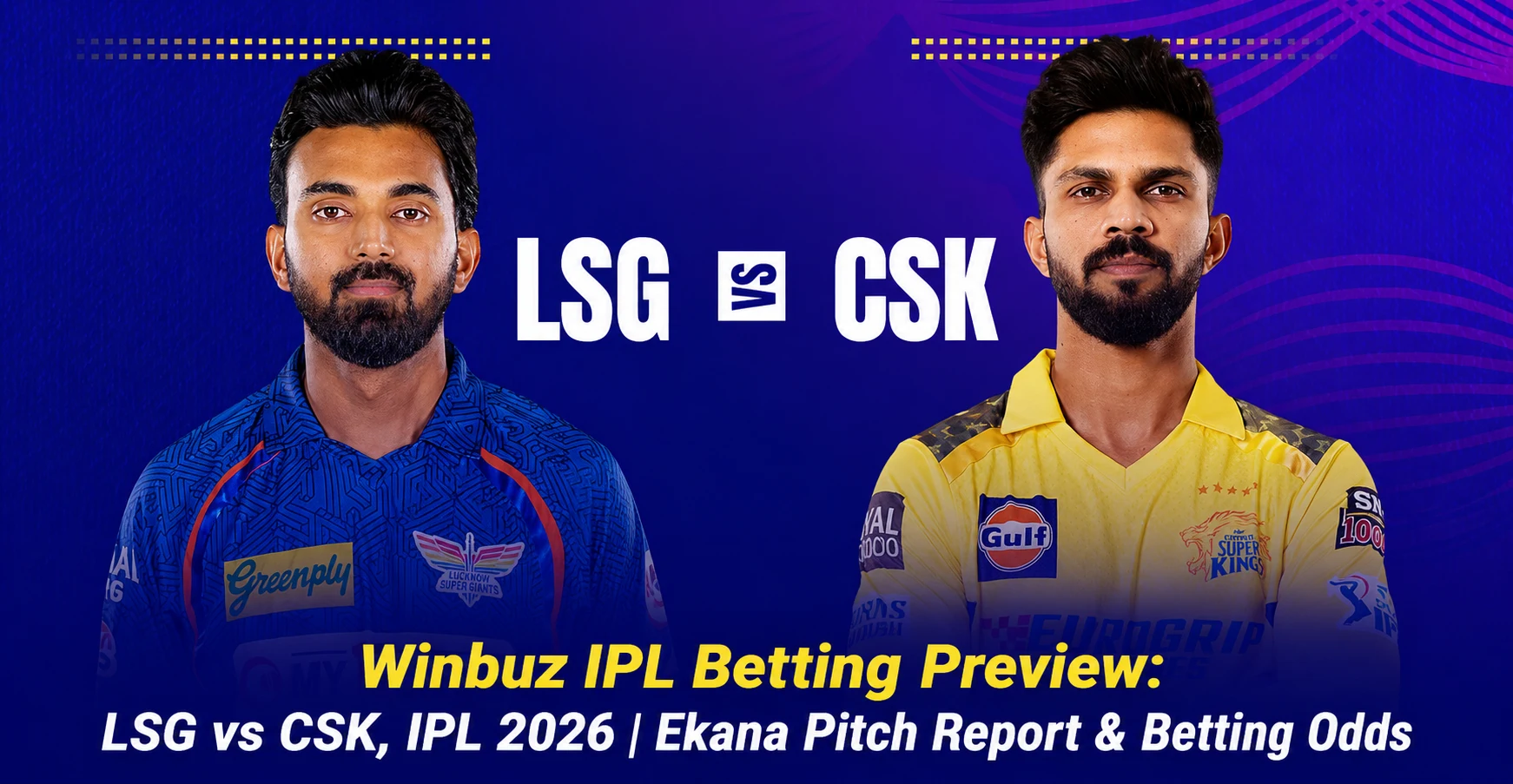 Winbuz Match Prediction & Betting Insights for RCB vs KKR IPL 2026 match at Raipur Stadium with pitch report and betting odds analysis.